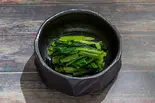 ほうれん草ナムル(油そば 雷神 出汐2丁目店)