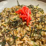 塩だれで作ったそば飯（串and...）