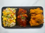 人気3種セット② 玉子野菜チャーハン+韓国式サバ煮+選べるチキン（Welcome Ikemen）