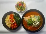 韓国家庭プレミアム3種セット 新鮮サラダ+ミニビビンバ+海鮮テンジャンチゲ（Welcome Ikemen）