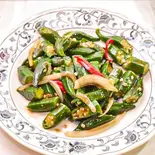 オクラ炒め/Lady Finger Itame(indian nepali restaurant&bar swadistha)
