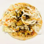 New ！！ マラウワ・ケバブサンドイッチ Chicken Shawarma with Malawach Sandwitch（ファラッフェル タイム）