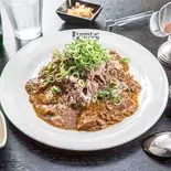 こぼれ牛スジカリー Spilling Beef Tendons Curry（いずみバーグ 九条本店）