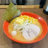味噌バターコンラーメン（横浜家系ラーメン赤家 北浦和店）