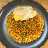 Spicy Egg Topping Keema Chahan 卵のスパイシートッピングキーマチャーハン（アダルサ 武蔵小金井店）