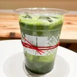 宇治抹茶ミルク（水滴々 心斎橋）