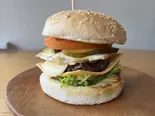 てりたまバーガー Single（SABURO36BURGER）