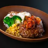 特製ソースで仕上げた韓国風ハンバーグBOX(ハンバーグ120gライス200g)（赤身肉ローストビーフとハンバーグ The Roast Beef Tokyo 久米川店 ローストビーフトーキョー）