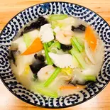 野菜タンメン(手作り餃子 西遊記 マーラータン)