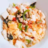 玉子炒めあんかけ豆腐 【鸡蛋豆腐】(中華料理 聚楽園)