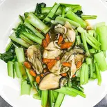 カキと野菜のオイスターソース炒め（点心楼 台北）