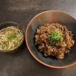肉2倍 和牛丼+和牛麺（黒毛和牛丼ぶり専門店 和牛丼 弥勒みろく）
