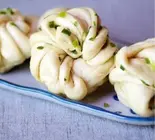 葱香小花卷 ぐるぐるミニ葱蒸しパン(3個)（ビャンビャン麺 朋友）