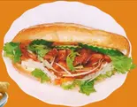 焼き鳥肉のバインミー(ベトナム料理 フォーNANA)