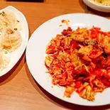 つぶ貝の和え物 そうめん付き 골뱅이무침 소면포함（チキンなら）