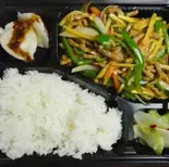 青椒肉絲(チンジャウロース)定食(四川麻辣火鍋 天府 関内店)