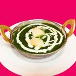 ジヤガイモほれんそうカレー(Alu palak)（インドネパールレストランCHANDRAMA）
