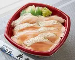 炙りトロサーモン丼 Seared Fatty Salmon Rice Bowl（丼丸 波平）
