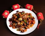 鶏肉の唐辛子炒め Chicken and Chili Pepper Stir-Fry（本格四川料理 天府）