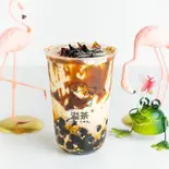 黒糖タピオカコーヒーゼリーミルク (L)Brown Sugar Tapioca Coffee Jelly Milk（溢茶YICHA）