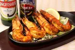 タンドリーえび(4pc) Tandoori Shrimp (4 Pieces)（インドレストラン ひまわり）