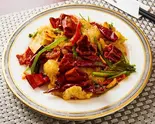 白身魚のピリ辛炒め Spicy Whitefish Stir-Fry(味四川 四川ダイニング)