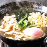 亀一スペシャル牛ホルモンかすうどん【深夜】（名物！出汁の効いたカレーうどん 土佐堀 亀一）