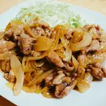 生姜焼きかけご飯(東北餃子楼)