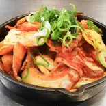 豚キムチ炒め（お好み焼き 鉄板焼 満まん）