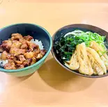 ミニ牛すじ丼セット（【濃厚鰹ダシ】天八うどん どんでん）