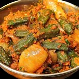 ビンディドゥピアザ/Bhindi do piyza(インドネパールレストランアムル)