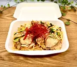 野菜と豚肉のゆず胡椒パスタ(cafe kohana)