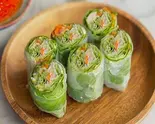 パクチー春巻き Coriander Fresh Roll（アジアン屋台 チャオ パリバール 幡ヶ谷店）