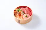 ミニまぐろサーモン丼  Mini Wild Tuna ＆ Salmon Rice Bowl（すしの美登利～旬～ 代々木上原店）