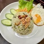 お茶葉っぱ混ぜご飯(アウンミャンマーレストラン)