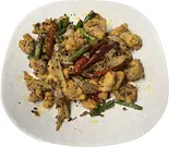 唐辛子鶏肉炒め（中華料理 揚州飯店）