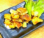 牛シマ腸のてっちゃんたれ焼き(餃子工房 ちびすけ 阿倍野橋店)