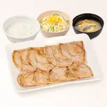 豚ロース焼肉定食(味噌汁付)（松屋 反町店）