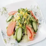 グリーンサラダ Green Salad（NEW PRASIDHA INDIAN RESTAURANT）