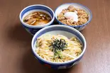 極太平打ちつけ麺 & 豚とろ飯セット(双麺 浅草橋店)