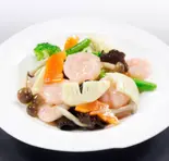 二種海鮮と野菜のさっぱり炒め（南砂餃子坊）