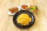 【人気No.4】オムちゃん腹パンセット(お好きなオムチャーハン+餃子10ヶ+唐揚げ2ヶ+ミニサラダ)（元祖オムチャーハン専門店 オムちゃん食堂 都島LAB）