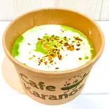 ほうれん草のポタージュ（パンとスープ。Cafe Karanos[カラノス]）