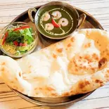 サグプラウンカレーセット Prawn Saag Curry Set（MAGIC MAHA CURRY）