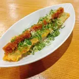 穴子一本天ぷら葱まみれ【おろし・ポン酢】（大分 とり天 豚天 天洋軒 清水店）