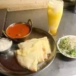 チーズナンセットA Cheese Naan SetA（インド・ネパール・アジアンダイニンググラス）