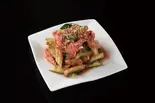 鶏と胡瓜の梅肉ソース和え Chicken and Cucumber with Plum Sauce（上海亭 五反野本店）