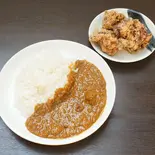 超辛チキンカレーライス + からーげ3個セット(タカカラあきば店)