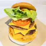 ダブルチーズバーガー（グリングリン 若宮）