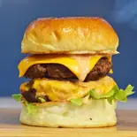 ダブルチーズバーガー（スフレファクトリー）